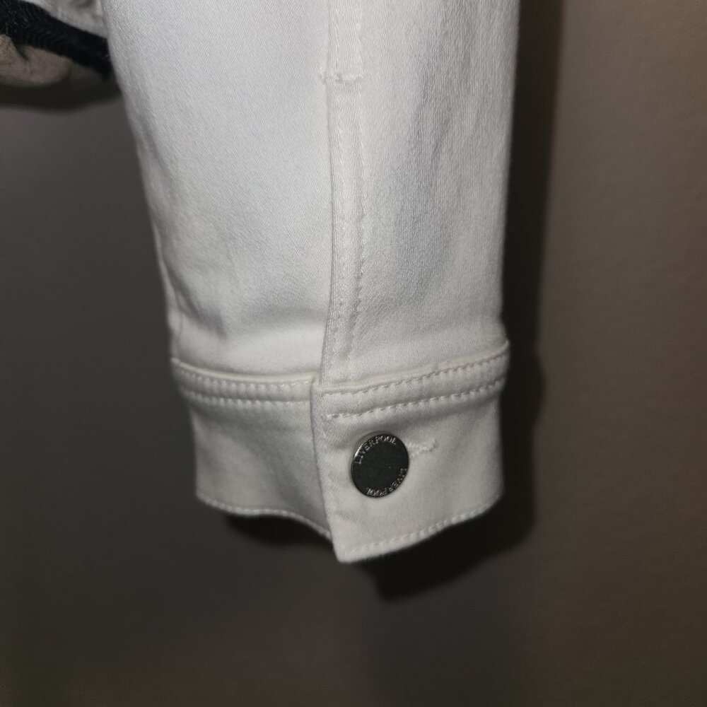 Liverpool Kolten Women's White Denim Jacket – Size Large - Picture 9 of 14